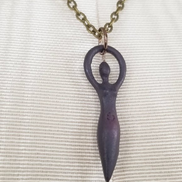 Handmade Goddess Offering Pendant Necklace - Picture 4 of 9